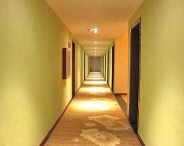 金维纳硅藻泥望远楼酒店施工案例